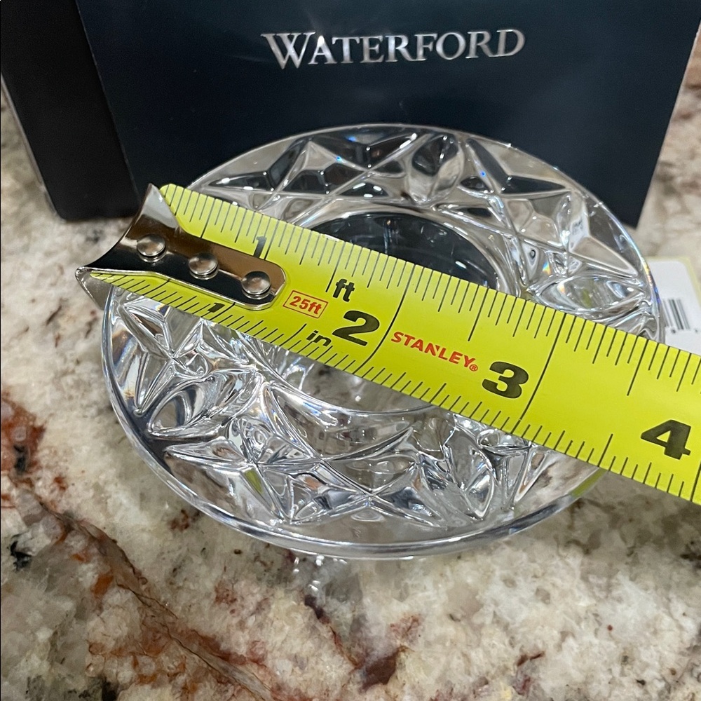 Waterford Clear Crystal Cut votive holder - Picture 3 of 4
